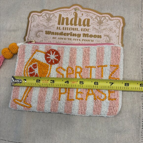 Wandering Moon “Spritz Please” Viral Beaded Bag - Pink and Orange - Picture 6 of 6